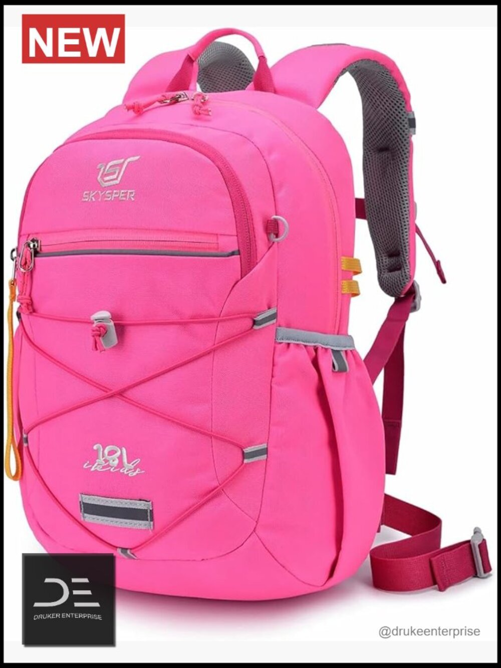 Kids Backpack 18L Lightweight Nylon Polyester Daypack School Travel Hiking